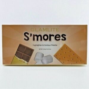GlamLite S'mores Highlighter & Contour Palette - Warm Brown/Gold